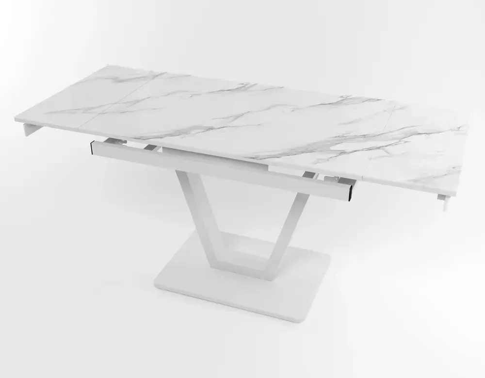 Розкладний стіл Maxi V base білий white/12