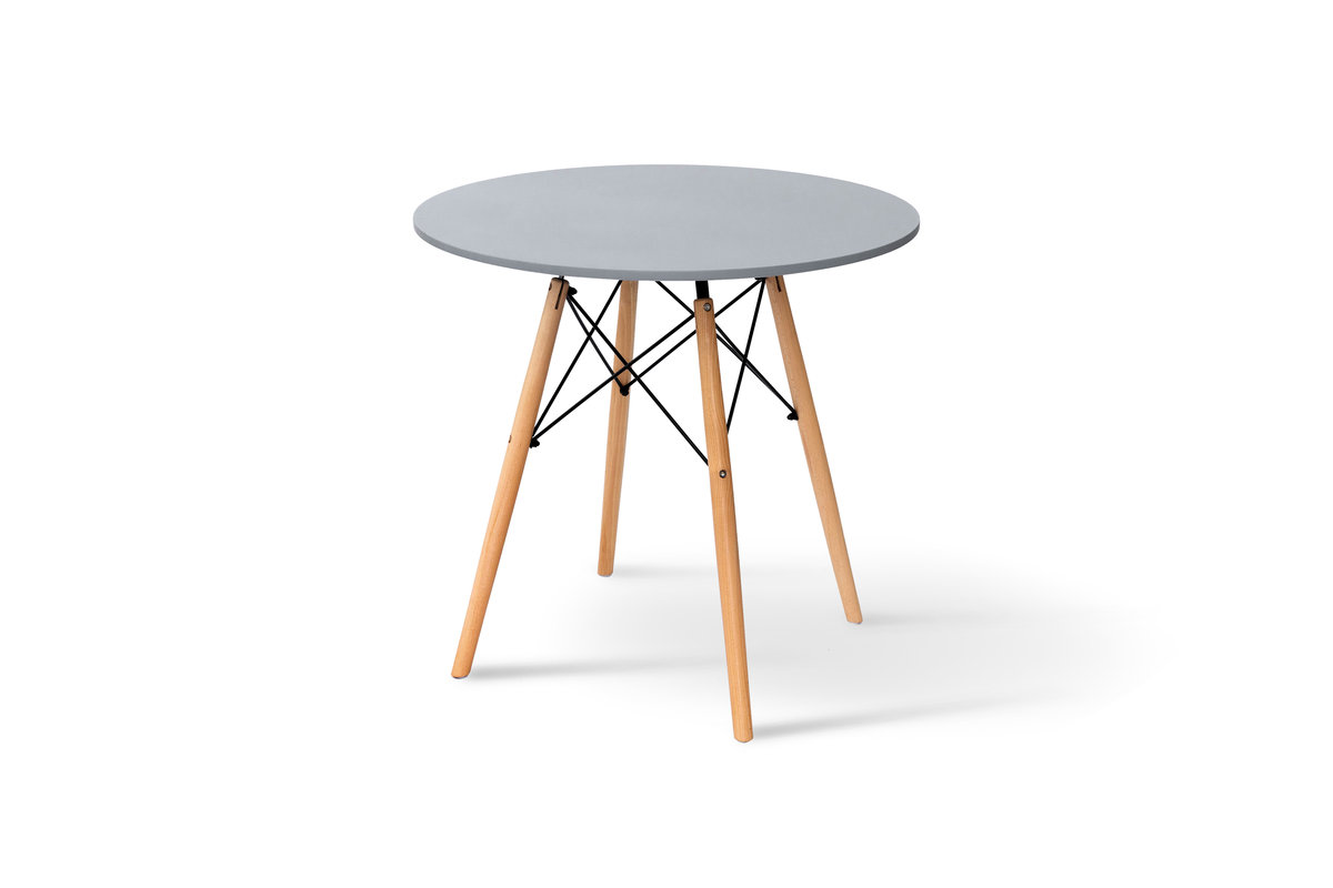 Стіл обідній ЕТНА MDF (D=80cm), сірий