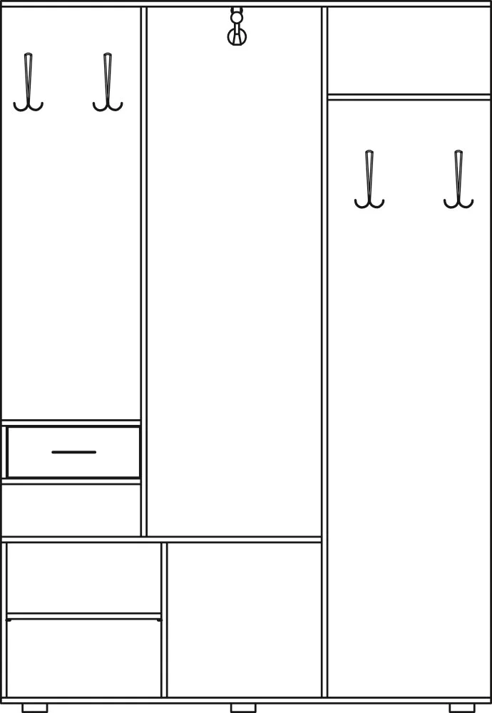 Передпокій Грета (артвуд світлий/попелястий)