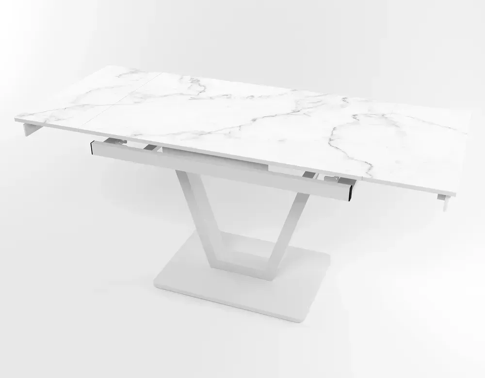 Розкладний стіл Maxi V base білий white/27