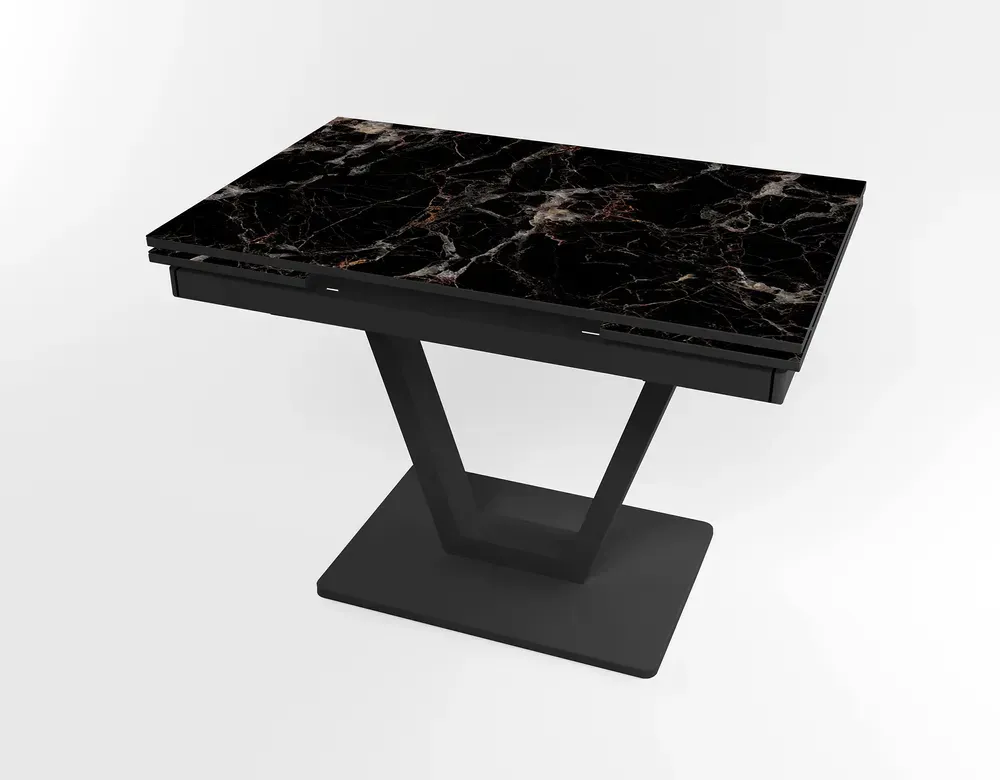 Розкладний стіл Maxi V base чорний black/28