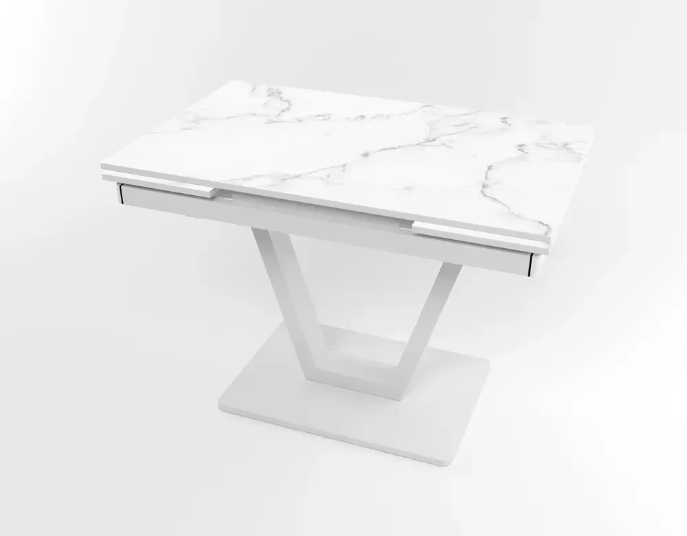 Розкладний стіл Maxi V base білий white/27
