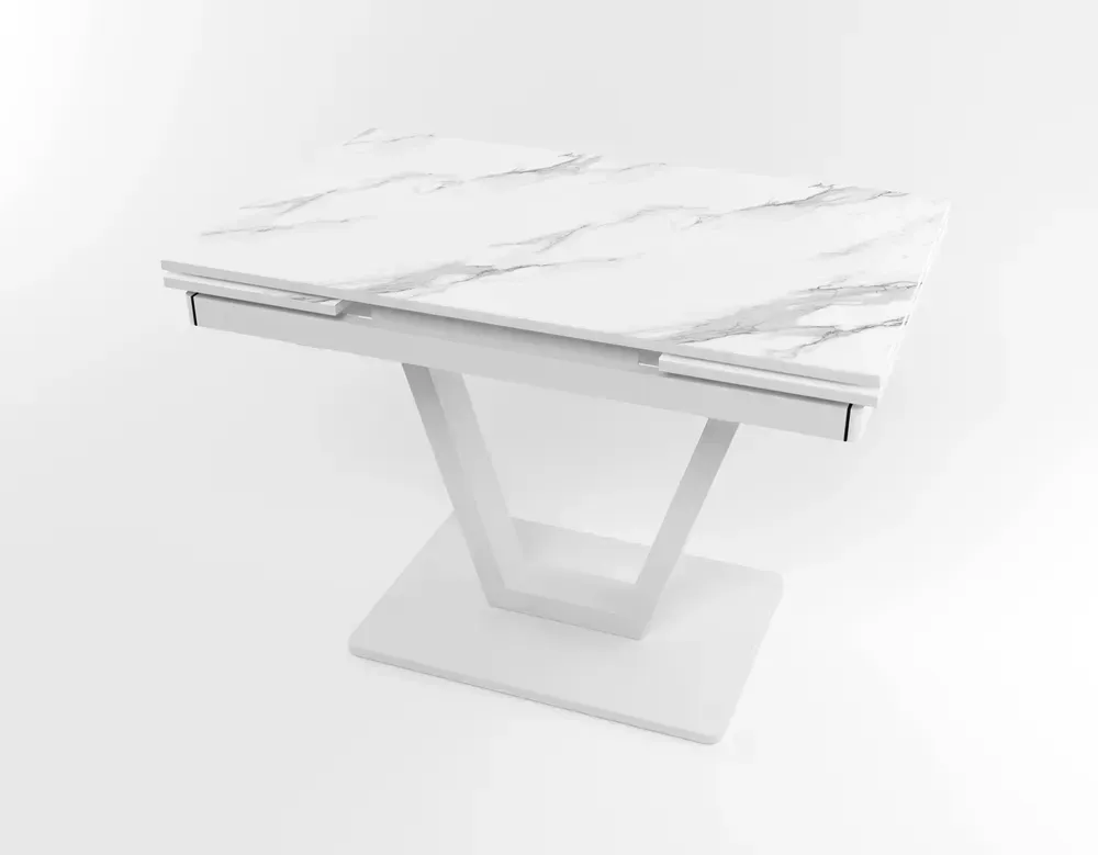 Розкладний стіл Maxi V base білий white/12