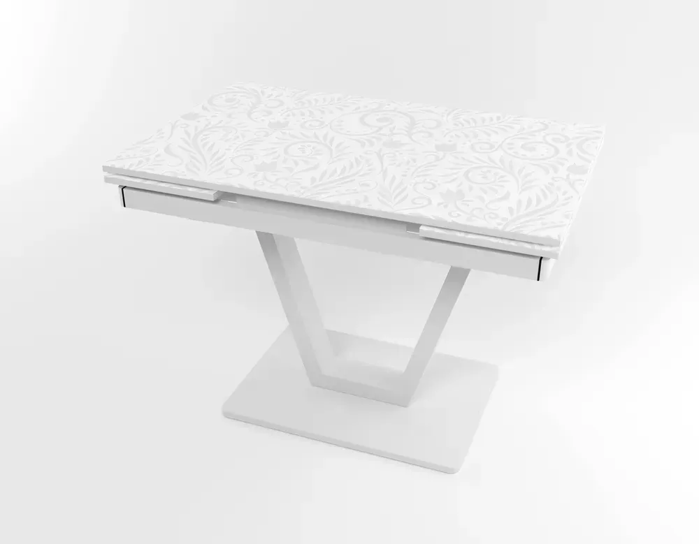 Розкладний стіл Maxi V base білий white/18