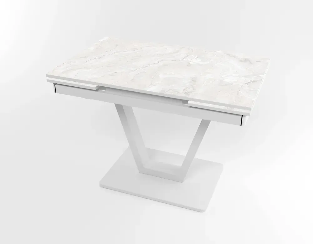Розкладний стіл Maxi V base білий white/30