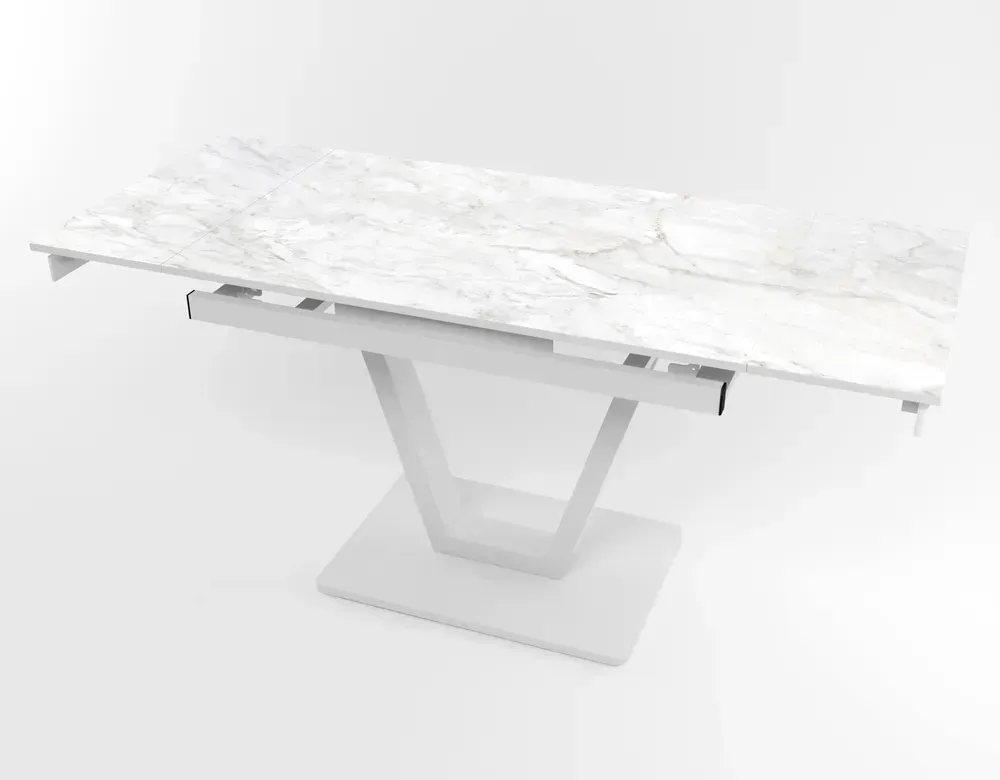 Розкладний стіл Maxi V base білий white/33