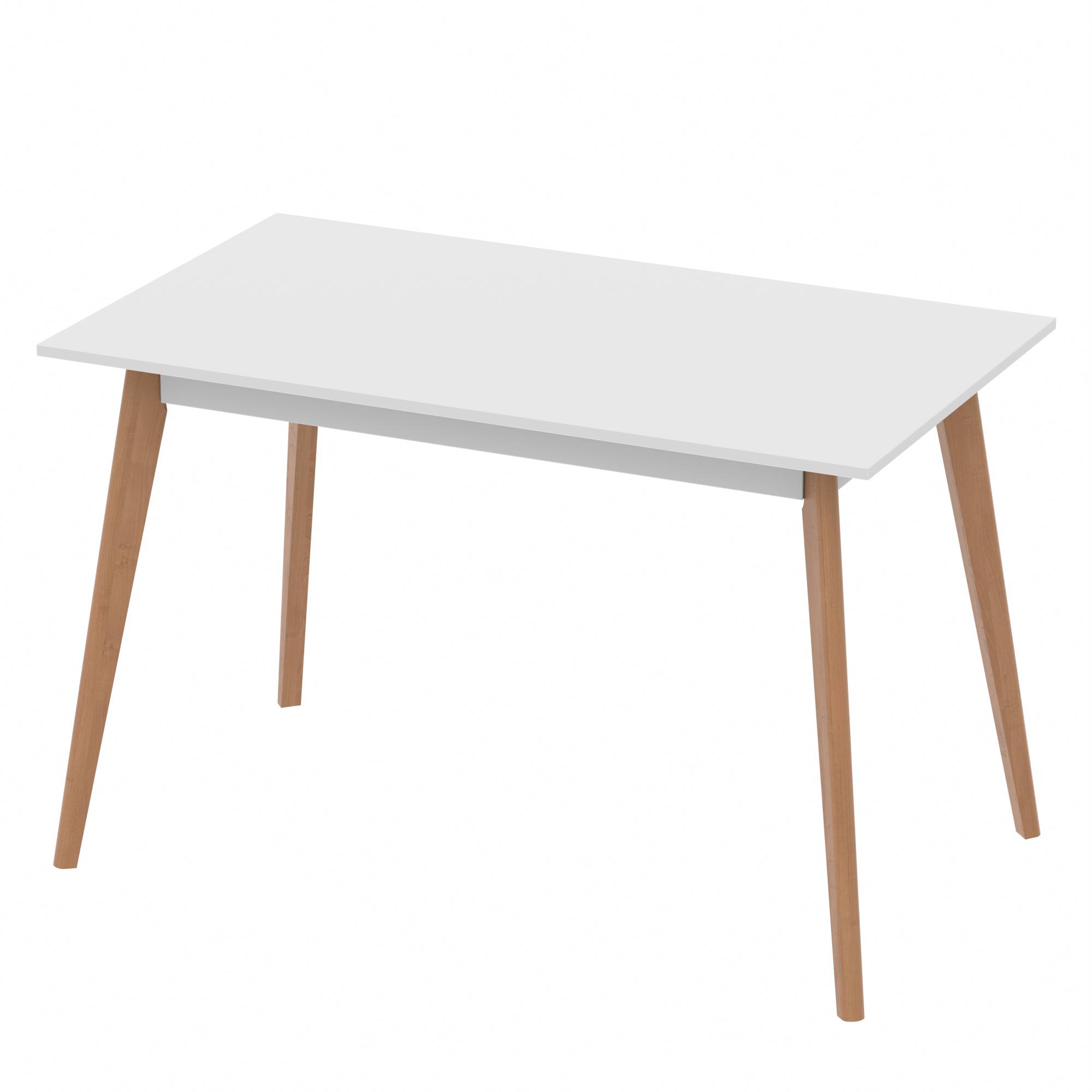Стіл обідній Неман БОН 1180х680 ДСП Білий/Вільха