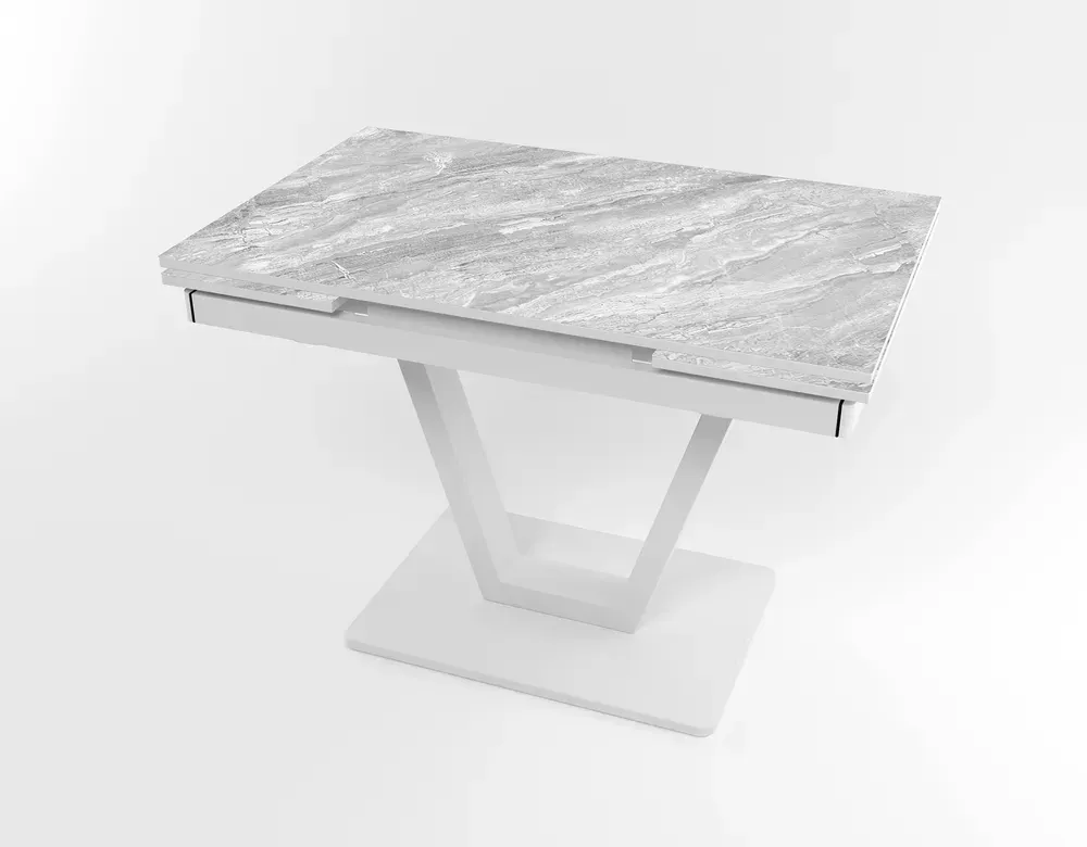 Розкладний стіл Maxi V base білий white/25
