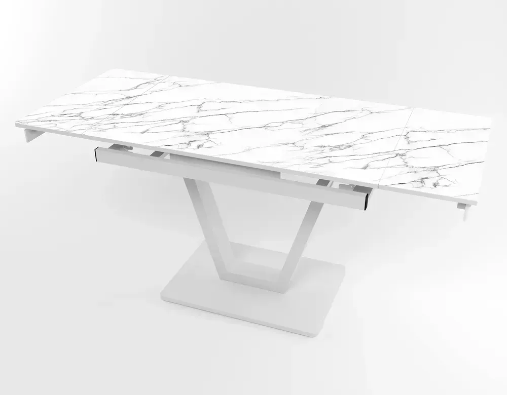 Розкладний стіл Maxi V base білий white/23
