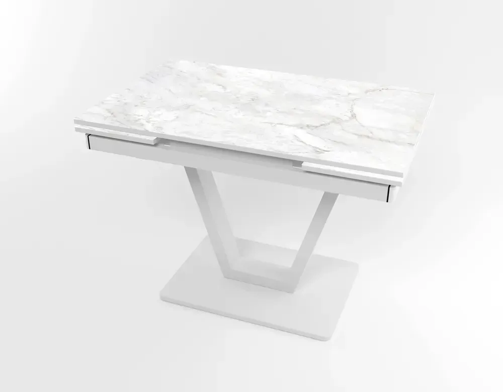 Розкладний стіл Maxi V base білий white/33