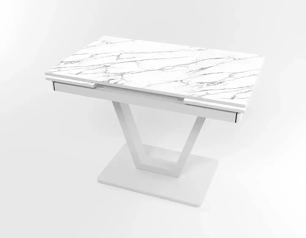 Розкладний стіл Maxi V base білий white/23