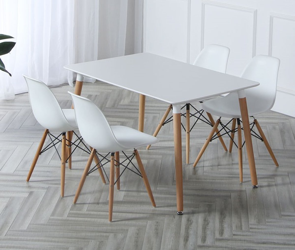 Стіл обідній ВЕЗУВІЙ MDF 100*70, білий