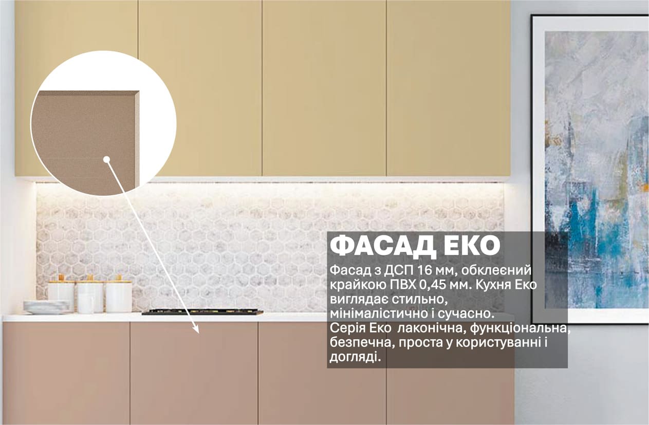 Кухня "Еко" 2,4м