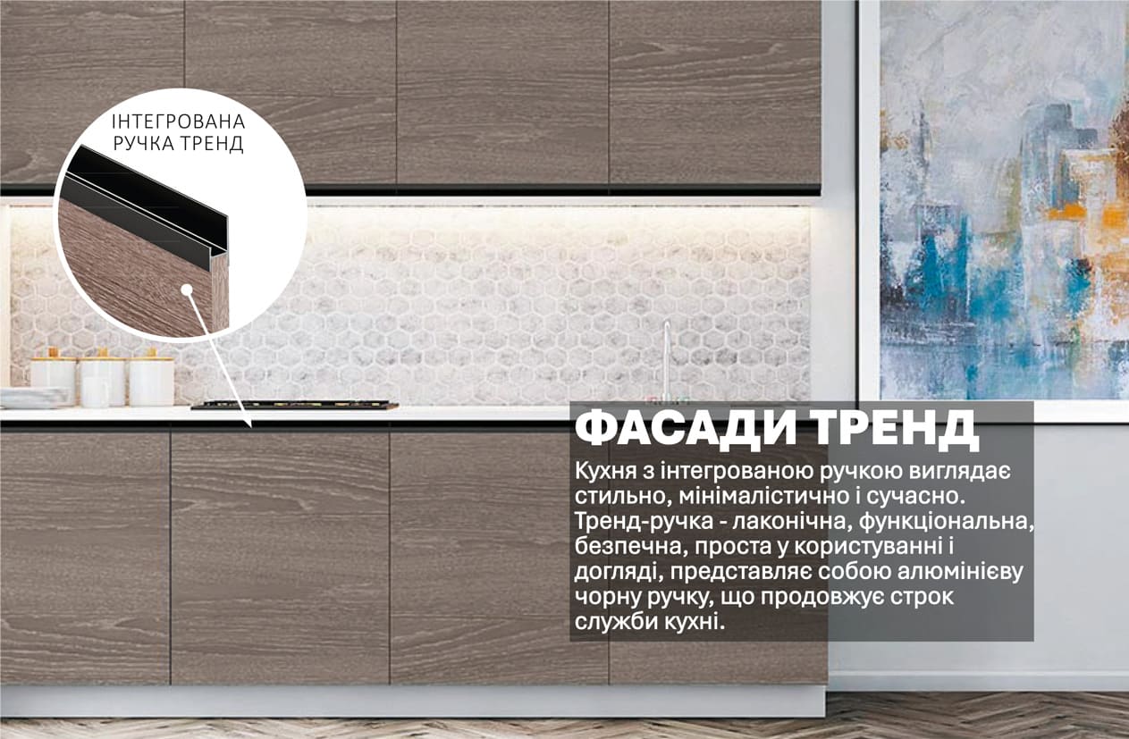 Кухня "Тренд" 2м