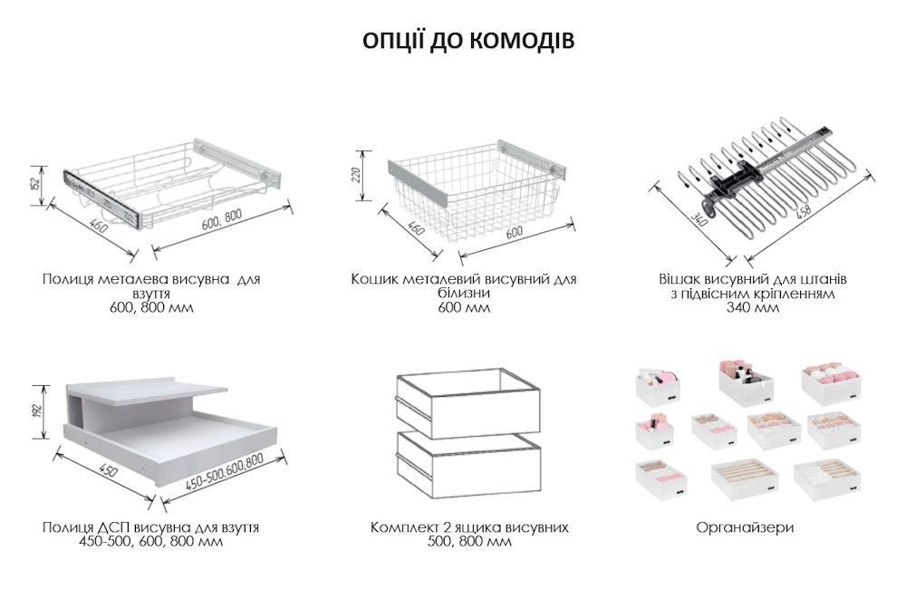 Комод Flex Бета ручка 1,5м