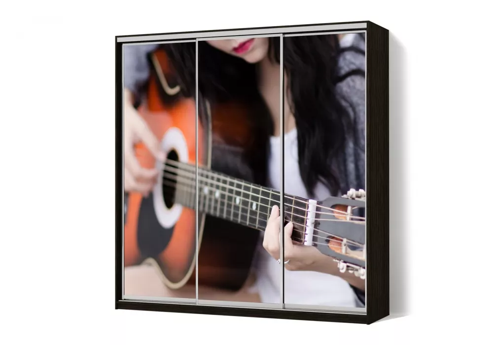 Шафа-купе 3 двері ФМП/ФМП/ФМП малюнок Re060 Класік-2 210*200*45