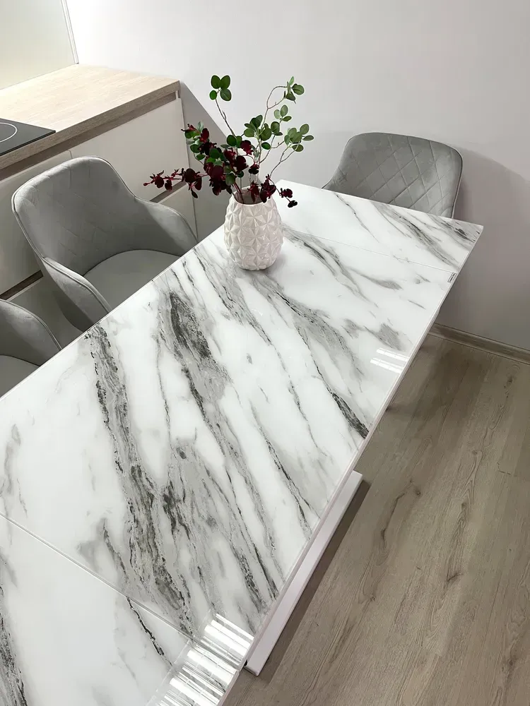 Розкладний стіл Maxi V base білий white/22