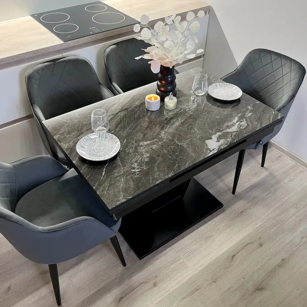 Розкладний стіл Maxi V base чорний black/25